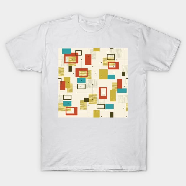 Mid Century Modern 1 T-Shirt by Makanahele